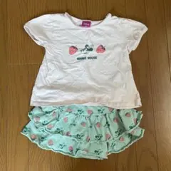 Disney ミニーマウス Tシャツとスカートセット 120cm
