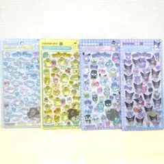 【正規品】ボンボンドロップシール　サンリオ4枚(4種類)セット