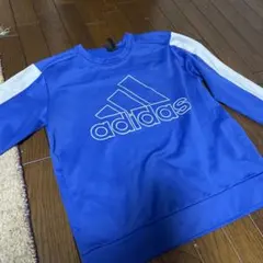 adidas 青 トレーナー