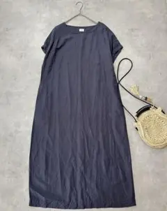 アーバンリサーチドアーズ 24ss フラックスリネン ロングワンピース 麻 半袖のサムネイル