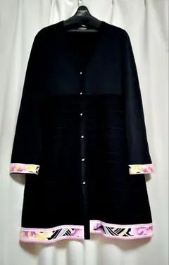 訳あり レオナール バリ 絹100%ロングカーディガン - メルカリ