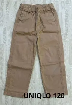 ユニクロ UNIQLO キッズ 120 パンツ ベージュ