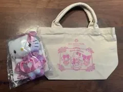 新品未使用★キティちゃん ぬいぐるみキーホルダー トートバッグ