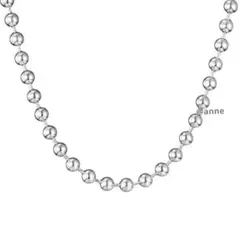 ネックレス ボールチェーン ６mm シルバー ステンレス 新品 シンプル