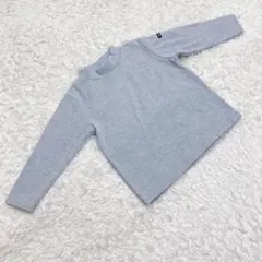 〈 ノイユエイムべべ 〉90㎝ ベビー服 長袖 トップス グレー シンプル