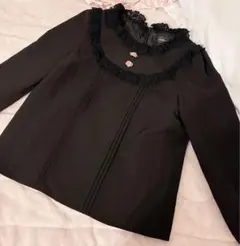 evelyn エブリン 長袖 ブラウス ブラックのサムネイル