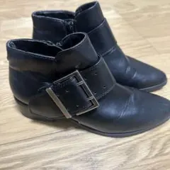 JEANASISベルト付ショートブーツ