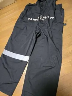 倖田來未 くぅちゃん オーバーオール サロペット つなぎ ブラック 黒 倖田來未 くぅちゃん オーバーオール サロペット つなぎ