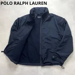 希少✨90s ポロラルフローレン スイングトップ 裏ボア ポニー オールネイビー