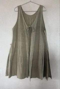 うさと Usaato 藍染め ロングベスト ジレ 羽織り - メルカリ