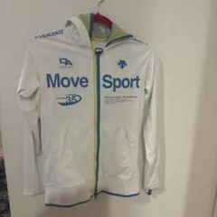 DESCENTE Move Sport ジャージ フーディー ホワイトのサムネイル
