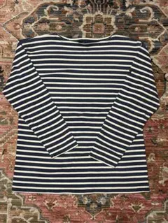 SAINT JAMES 長袖カットソー ネイビーとホワイト