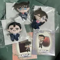 名探偵コナン　セガラッキーくじ　執事喫茶　D賞マスコット　小五郎、蘭、E賞