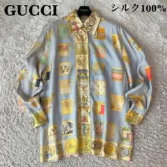 未使用品 GUCCI ブラウス 100%シルク ヴィンテージ品 42サイズ M 2026年最新】GUCCI レディース 長袖 シャツ・ブラウスの人気アイテム