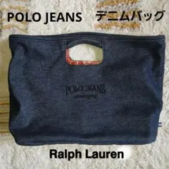 POLO JEANS デニムバッグ ラルフローレン バンダナ柄