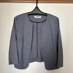 NATURAL BEAUTY BASIC ノーカラージャケット Sサイズ