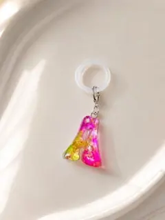 アンブレラマーカー　レジン製 アルファベットチャーム