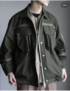sacai｜ミリタリーブルゾン sacai（サカイ）ミリタリーブルゾン 黒 サイズ:1(S位) メンズ