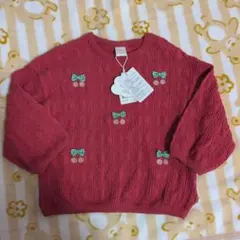 未使用品　futafuta フタフタ　トップス　95サイズ　さくらんぼ　リボン