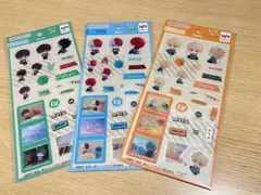 るかっぷ コラージュシールヒロアカ 緑谷出久 爆豪勝己 轟焦凍 フルコンプセット