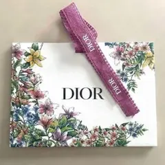 dior 花柄紙袋　ショッパー　リボン付き　メルカリ便
