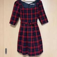 dazzlin チェックワンピース