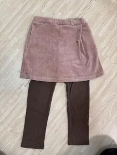 petit main コーデュロイ スカパン 120cm