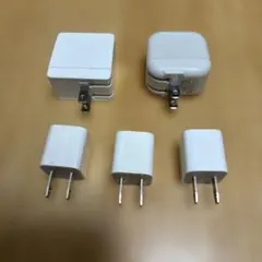 純正Apple iPhone USBコンセントプラグ　ACアダプタ 3個他