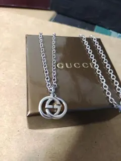 GUCCI グッチ ネックレス シルバー925 ポーチ ボックス付き - メルカリ