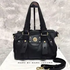 極美品✨マークジェイコブス 2way ハンドバッグ y2k ターンロック 黒