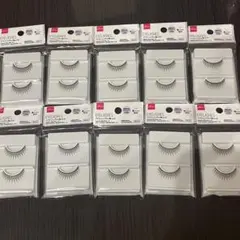 DAISO アイラッシュ ブラック軸 A10 10個セット ダイソー つけまつげ