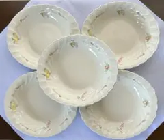 【シャディ】フルーツ柄 楕円深皿 5枚セット パスタ皿 カレー皿⁠ オーバルのサムネイル