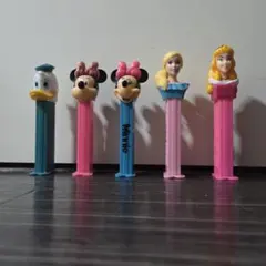 レトロ・まとめ売り】PEZ ペッツ ディズニープリンセス ドナルド ミニー 5本