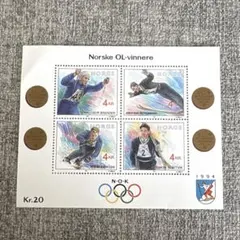 1508【未使用：海外切手(ドイツ)】札幌オリンピック 4種完 小型シート