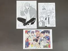 絶対BLになる世界VS絶対BLになりたくない男（購入特典）イラストカード、他