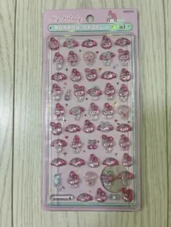 新品 国内正規品 ミニ マイメロディ サンリオ ボンボンドロップシール 3D立体