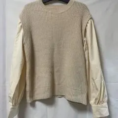 RETRO GIRL リブ編みセーター Fサイズ
