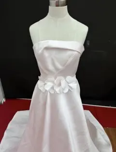 特別セール T401-147中古ウェディングドレスTOSCA☆ブルー38（7T 