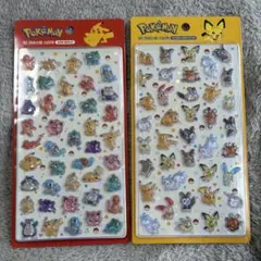 【韓国限定】正規品！ポケモン 3Dステッカー 2枚セット