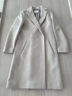 BEAUTY&YOUTH ライトグレー チェスターコート S