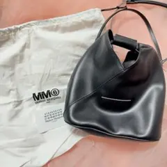 超美品✨ MM6 メゾンマルジェラ ショルダー ハンド ロゴ バッグ ロゴ袋付き