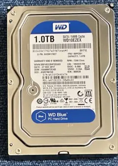 【ジャンク】3.5インチ 1TB HDD SATA ウエスタンデジタル