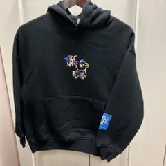 ZARA kids ザラキッズ　フード付きパーカー　ブラック　黒　140