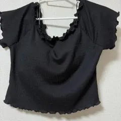 GU ブラック 半袖 トップス XL