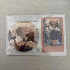 北見遊征 誕生日グッズ＆ボイス2025 箔押し缶バッジ チェキ風カード