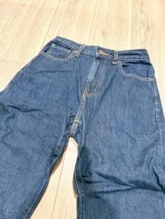 ダークブルー ストレートデニム