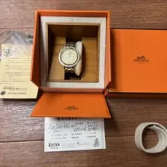 HERMESエルメス クリッパー コンビ レディース 腕時計