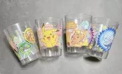 【新品未使用】ポケモン イラスト　プライズコップ 4個セット