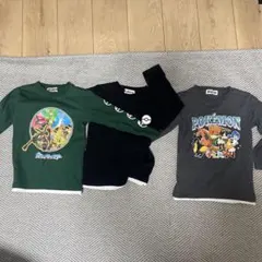 ポケモン 長袖カットソー 3枚セット 110cm 未使用品