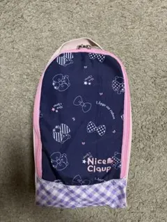 Nice Claup リボン柄　シューズバッグ　ポーチ　ナイスクラップのサムネイル